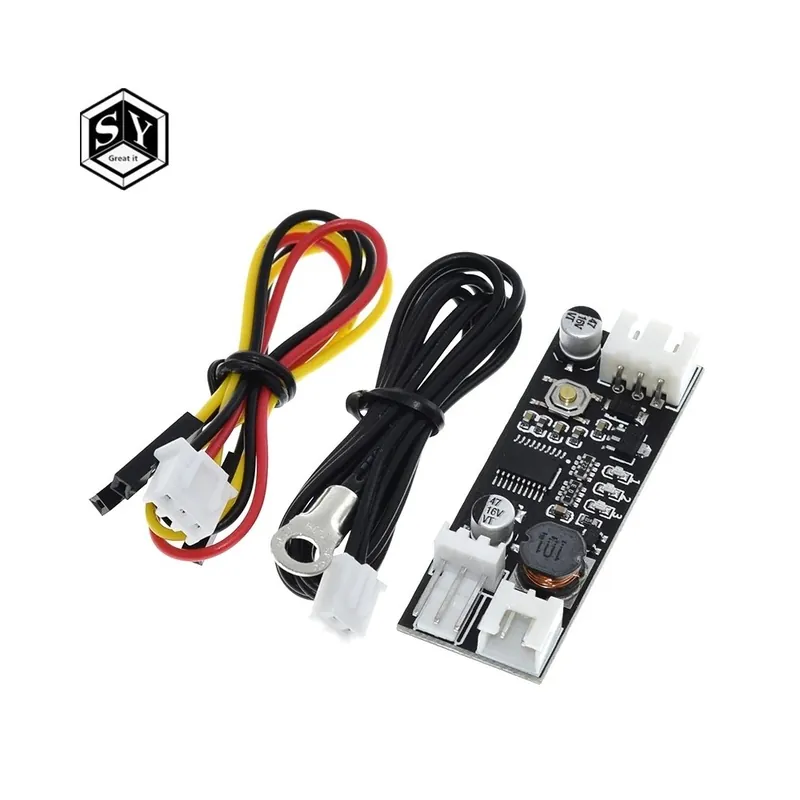 Utolsó esély Ellenállás: 5K Ohm - Egyetlen 12 V 0,8 A DC PWM 2-3 vezetékes ventilátor hőmérséklet-szabályozás sebességszabályozó