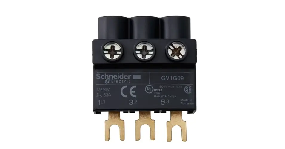 Betápblokk motorvédő sorolósínhez TeSys GV1 Schneider Outlet