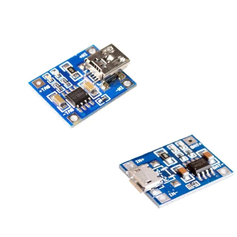 Népszerű 10db / tétel TP4056 1A töltőkártya töltő modul lítium akkumulátor DIY Mini USB port MICRO USB