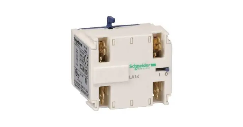 Akció Segédérintkező blokk K-hoz előlapra rádugható 2-z 10A/AC15/230V csavaros TeSys LA1-K Schneider