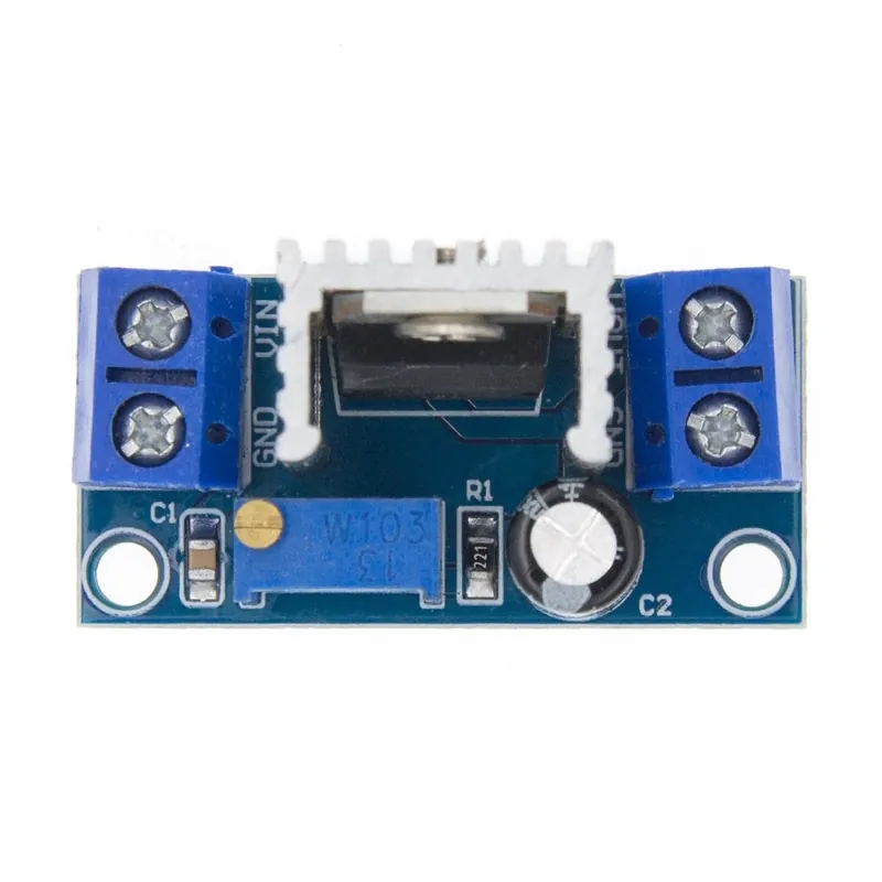 Szuper ajánlat Szín: LM317 modul - LM317 LM317T DC-DC fokozatmentes DC átalakító áramköri tápegység modul