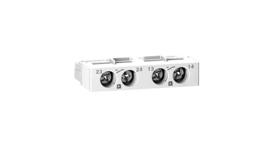 Vásárlói kedvenc Segédérintkező blokk GV-hez előlapra beépíthető 2-z 0.5A/AC15/230V csavaros TeSys GV-AE Schneider