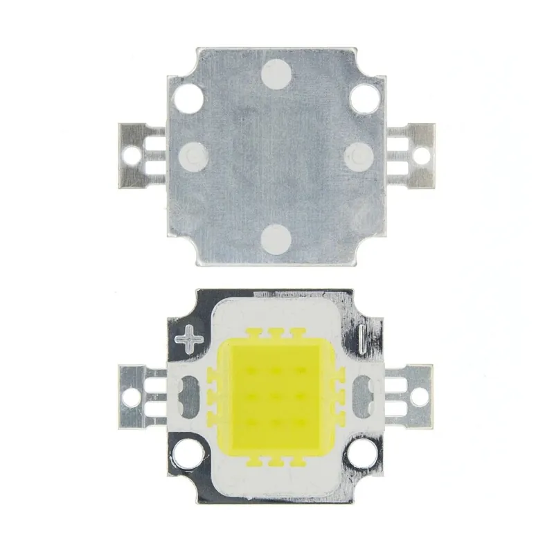 Legjobb ár 10 W LED fehér Hideg fehér Led chip integrált spotlámpához 12 V barkácsprojektor kültéri világítás Szuper fényes