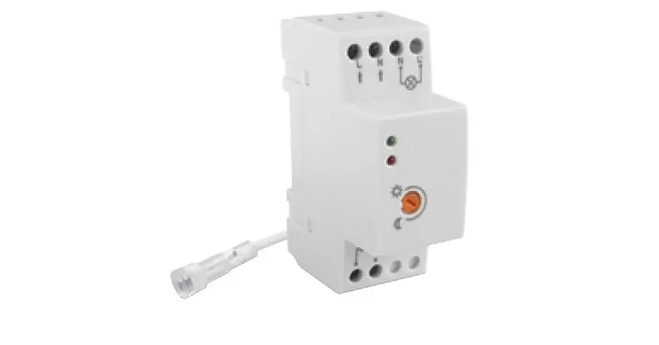 Alkonykapcsoló CZ-1 moduláris külső érzékelővel, max 4800W, 20A, IP20, 230V, 50/60HZ Prémium