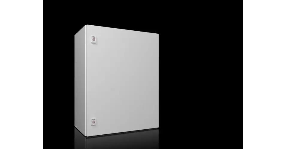 Akciós ár Szekrény fali teli ajtós acél szerelőlappal 760mmx 600mmx 350mm IP66 AX 1376.000 Rittal
