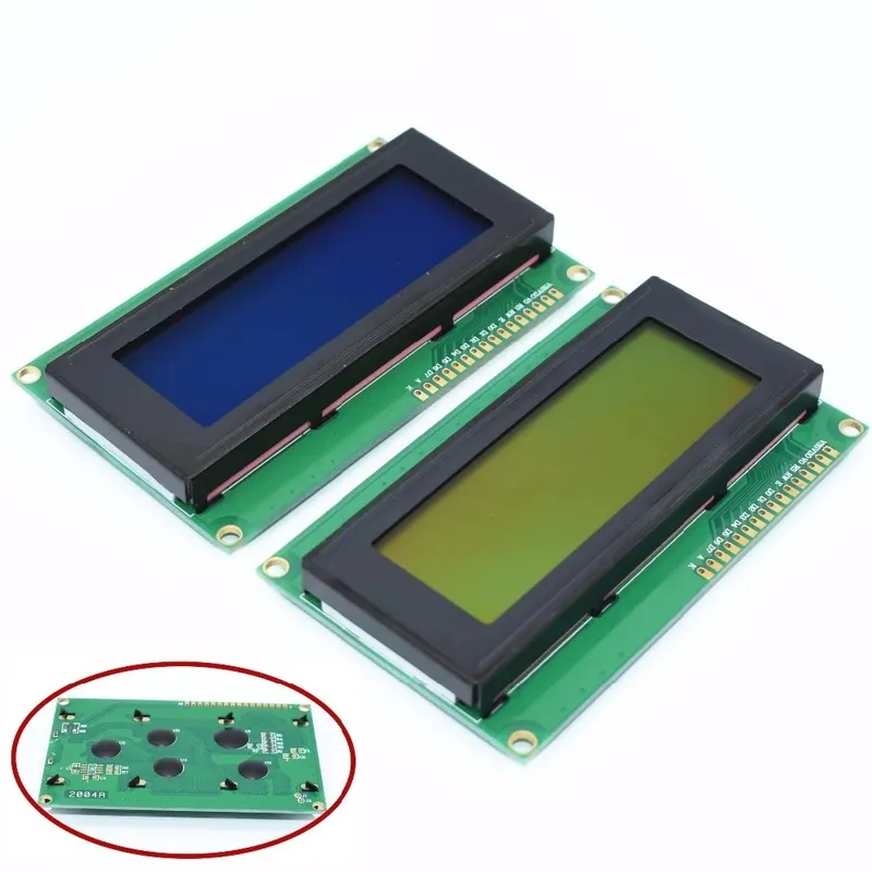 Nézd meg most Kék - 10db LCD modul Blue / Greed 2004 5V LCD kék könyvtári fájlokat nyújt LCD 2004 LCD2004