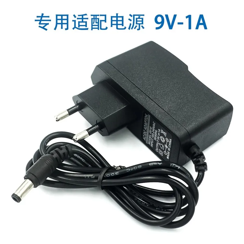 AC 100V-240V átalakító adapter DC 9V 1A tápegység EU csatlakozó DC 5,5mm x 2,1mm 1000mA Ard UNO MEGA-hoz Kiárusítás