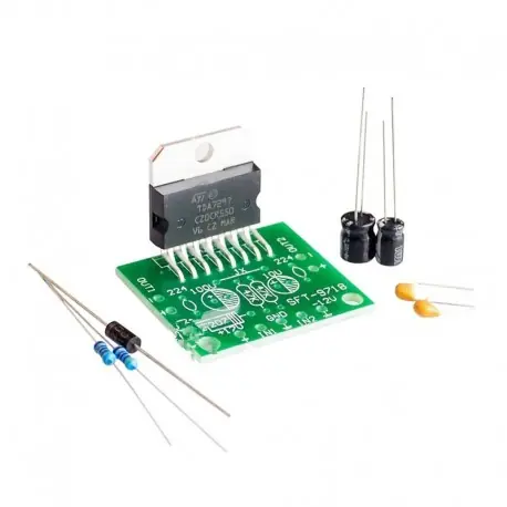 Legjobb ár 1set TDA7297 erősítő kártya alkatrészek egyenáramú 12v minőségű 2.0 kettős hangkódolású 15w elektronikus diy