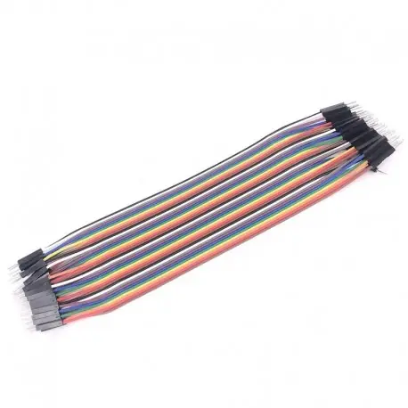 Kedvezmény 20 cm férfi - férfi - 40db dupont kábel jumper huzal dupont vonal férfi-férfi dupont vonal 20cm 1P átmérő: 2,54mm SKUGG