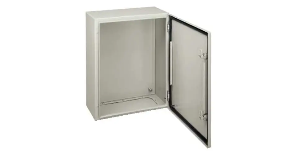 Expressz szállítás Szekrény fali teli ajtós acél 300mm 300mmx 200mmx IP66 szürke Spacial CRN Schneider