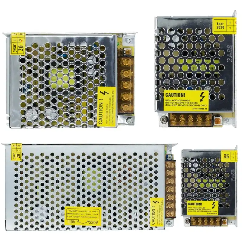 Vásárlói kedvenc 12V 5A - Világító transzformátor AC110V-220V - DC 12V 24V tápegység adapter 3A 5A 10A LED szalagkapcsoló meghajtó