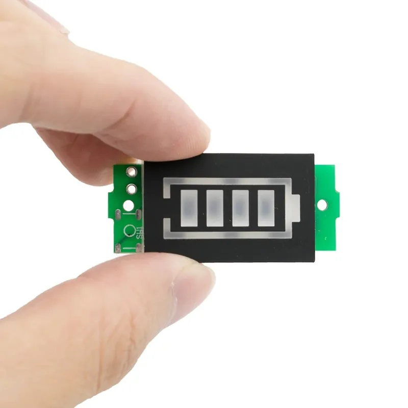Alacsony ár 2S egyszemélyes 8,4 V-os lítium akkumulátor kapacitásjelző modul 4,2 V kék kijelzős elektromos jármű akkumulátorteszt