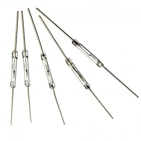 100db N / O Reed kapcsoló mágneses kapcsoló 2 * 14mm normálisan nyitott mágneses indukciós kapcsoló Expressz kézbesítés