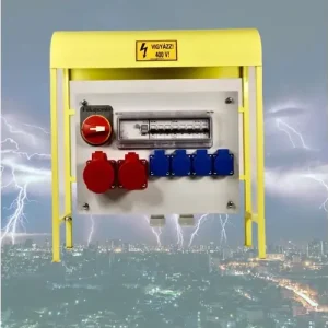 Ne maradj le Felvonulási szekrény állvány felfűzh. 4x3P16A/230V 1x5P16A/400V 1x5P32A/400V IFSZ Buváll-Profi