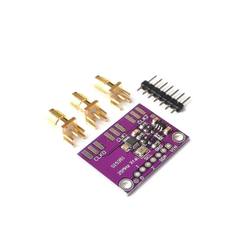Kihagyhatatlan ajánlat DC 3V-5V 5351 Si5351A Si5351 I2C óragenerátor Breakout Board modul jelgenerátor óra 8KHz-160MHz Arduino számára