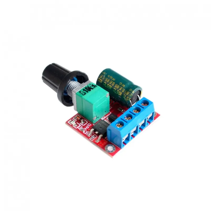 5 DB/LOT Mini DC 5A 90W motor PWM fordulatszám szabályozó 3V-35V sebességszabályozó kapcsoló LED fényerőszabályzó Kihagyhatatlan ajánlat