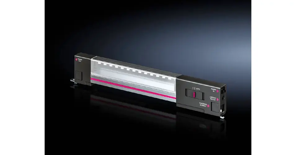 Szekrényvilágító beépített LED-es 7W 230V alumínium IP20 kapcsolóval SZ Rittal Ajánlat