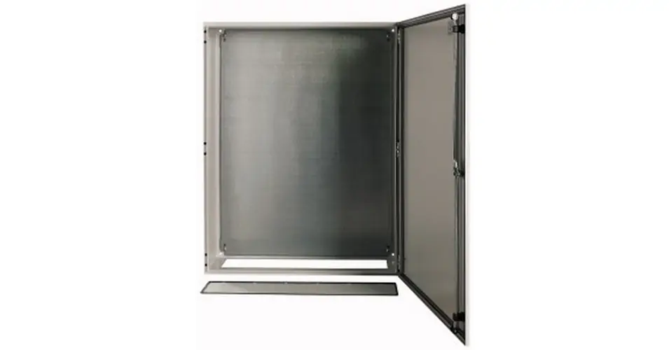 Szekrény fali sorolható acél szerelőlappal 1000mm 800mmx 300mmx IP66 szürke CS-108/300 EATON Akció