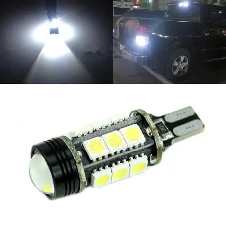 12W HID 921 fehér T15 fordított LED fények projektor lencse izzók fehér Utolsó esély