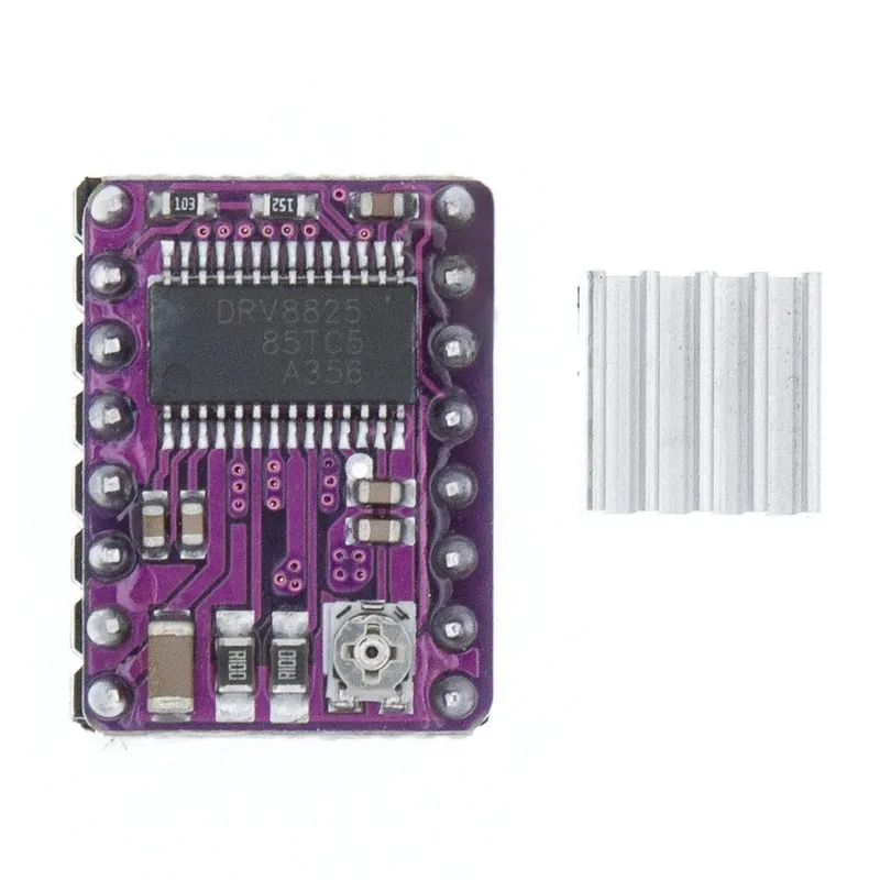 Biztonságos vásárlás 50db 3D nyomtató StepStick DRV8825 léptetőmotoros meghajtó hordozójavító 4 rétegű PCB RAMPS