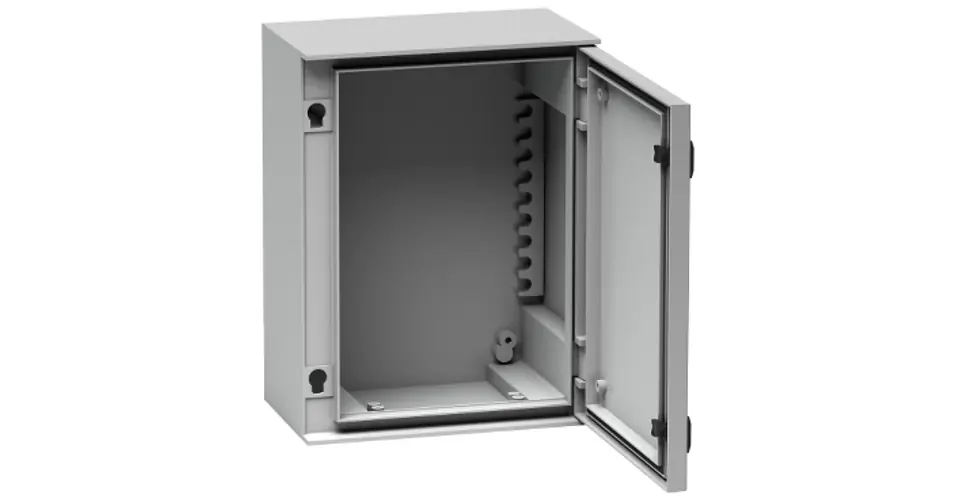 Nézd meg most Szekrény fali teli ajtós műanyag 530mm 430mmx 200mmx IP66 szürke Thalassa PLM Schneider