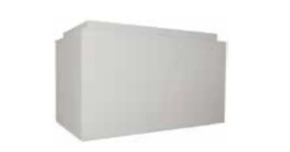 Lábazat DIN0-ás szekrényhez műanyag szürke 350mmx 595mmx 320mm kültéri DCE Emiter Szuper ajánlat