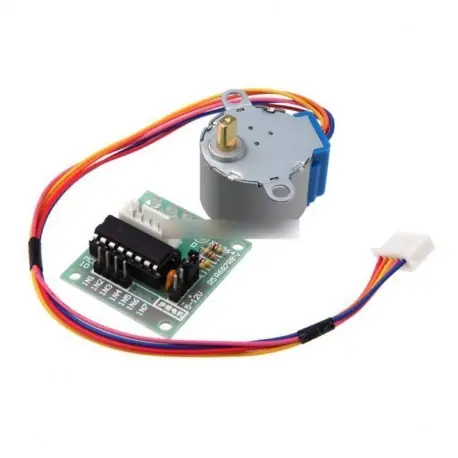 5db 5V Stepper motoros 28BYJ-48 meghajtó teszt modul panel ULN2003 5 sorban 4 fázis Outlet