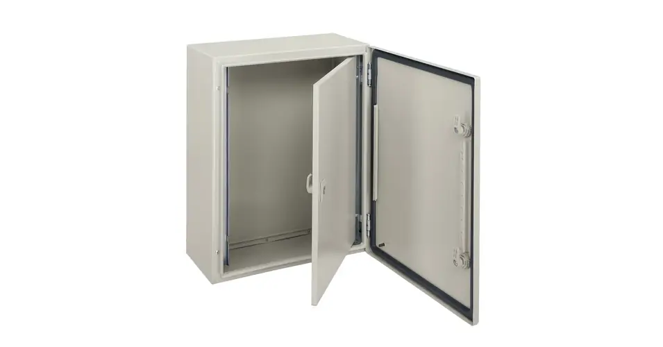 Gyors kiszállítás Ajtó belső teli porszórt acél szürke IP66 600mm-sz 800mm-ma Spacial Schneider