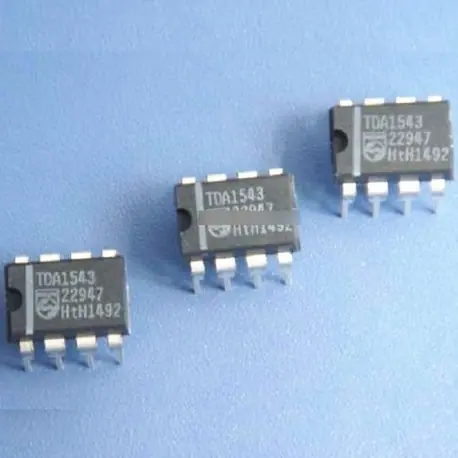 10db D/A konverter IC PHILIPS DIP-8 TDA1543 100 %-os új Kiárusítás