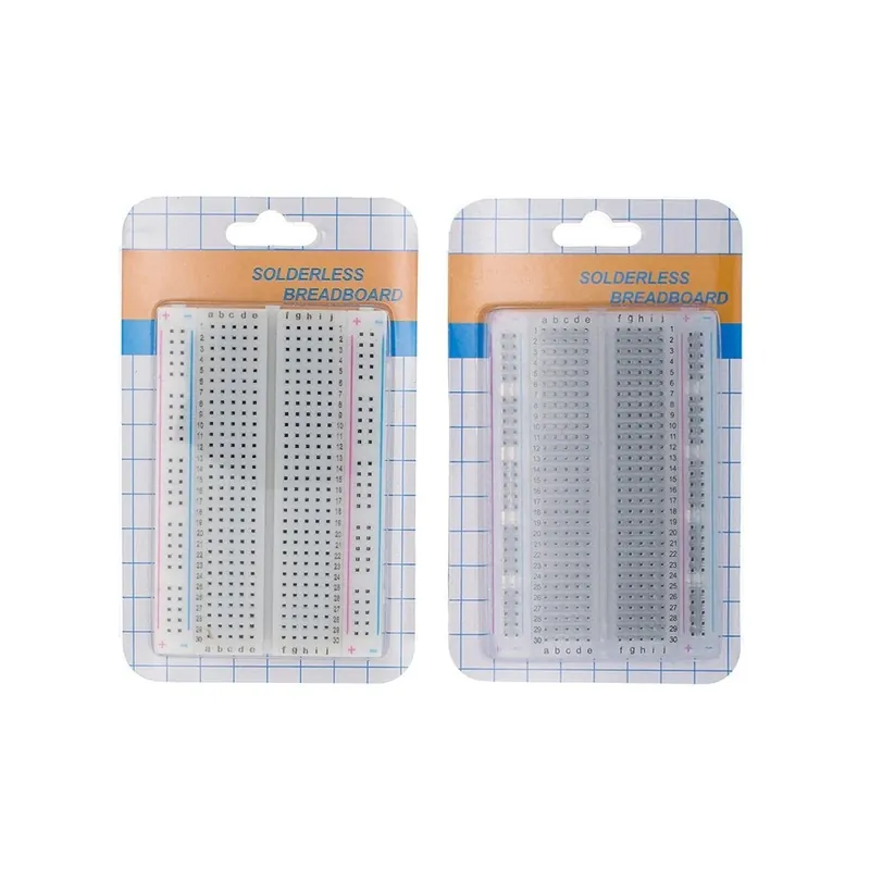 Szezonális akció Átlátszó 20db - 20db Átlátszó / Fehér mini kenyérlap / kenyérlap 8,5cm x 5,5cm 400 lyukú DIY univerzális NYÁK