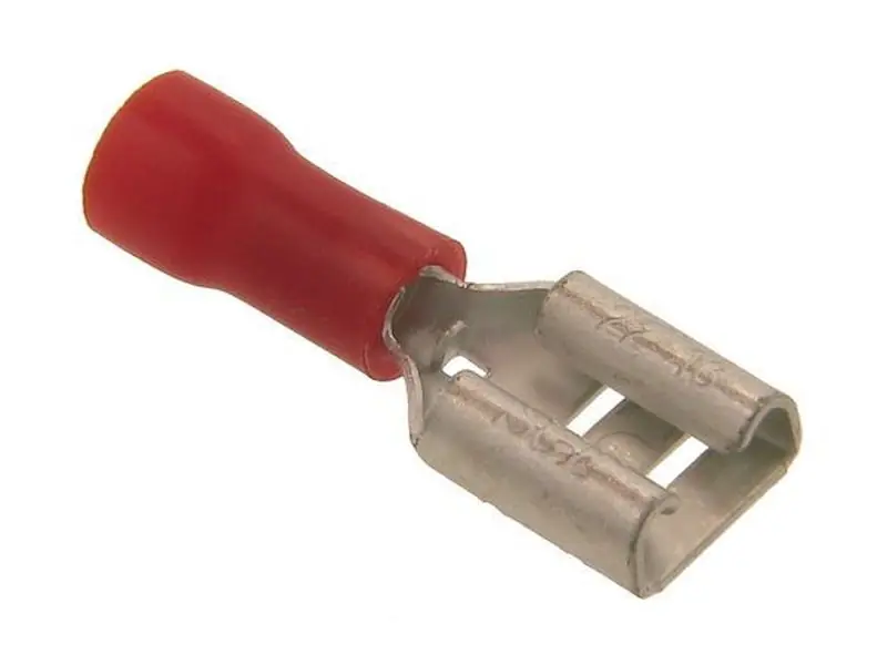 Népszerű Kábelsaru 6.3/0.8 hüvely 0.5-1.5mm2 piros, félig szigetelt