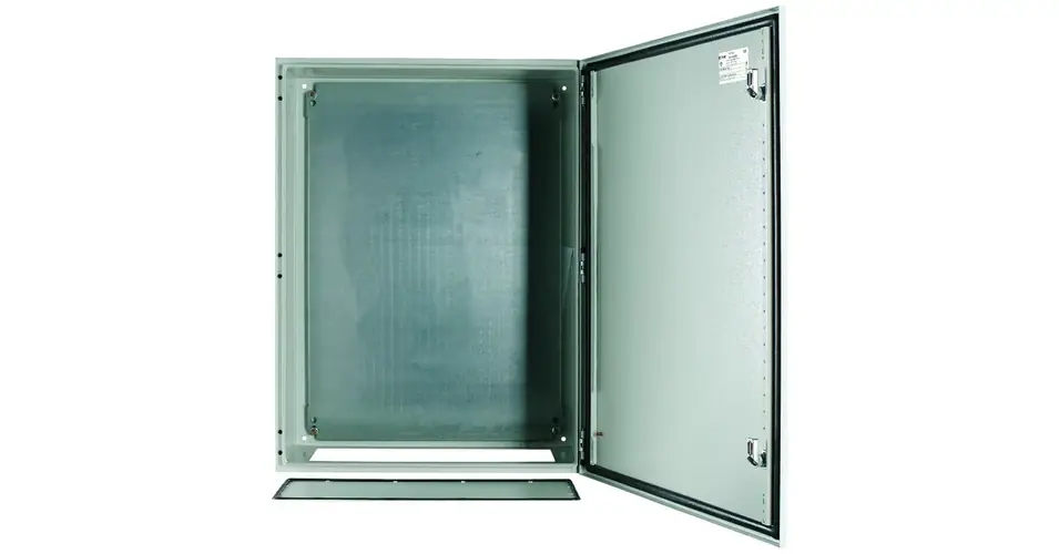 Ajánlat Szekrény fali acél szerelőlappal 800mm 600mmx 300mmx IP66 szürke CS-86/300 EATON