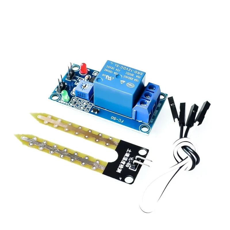 Intelligens elektronika 3,3 V 5 V 12 V talajnedvesség-higrométer-érzékelő páratartalom-érzékelő modul az arduino Biztonságos vásárlás