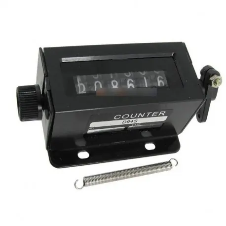 Gyors szállítás D94-S 0-999999 6 számjegyű visszaállítható mechanikus húzza Counter lyukasztó nyomtató