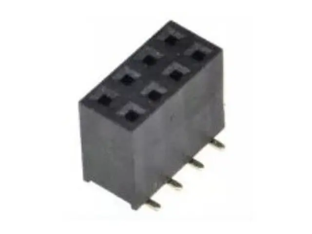 Kétsoros csatlakozó aljzat 2x4p. táv. 1,27mm CLP-104-02-F-D Azonnali szállítás
