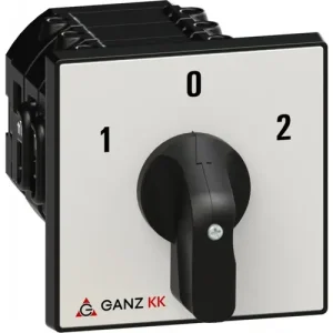 Alacsony ár Terhelés irányváltó kapcsoló 3-pólus 63A előlapra KK2-63-6008 Ganz KK