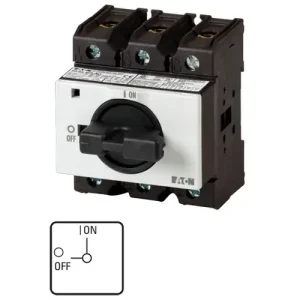 Ajánlat Szakaszoló be-ki kapcsoló 100A 3P 37kW/400VAC-3 sorolható fix fekete P3-100/IVS EATON