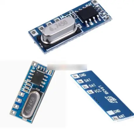 Végkiárusítás LR35B LR45B 315MHz / 433MHz ASK Superheterodyne WIFI telefonkagyló elem 4,5-5.5V