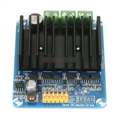 DHB-01A 30A 5V-15V Dual Channel H bridge motoros meghajtó modul vezérlő Árengedmény