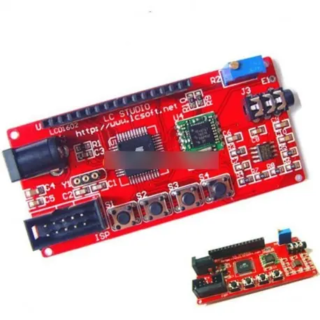 Exkluzív ajánlat ATmega16 ATmeg†‹a32 TEA5767 TDA1308 ISP 5V FM rádió AVR fejlesztési panel MCU