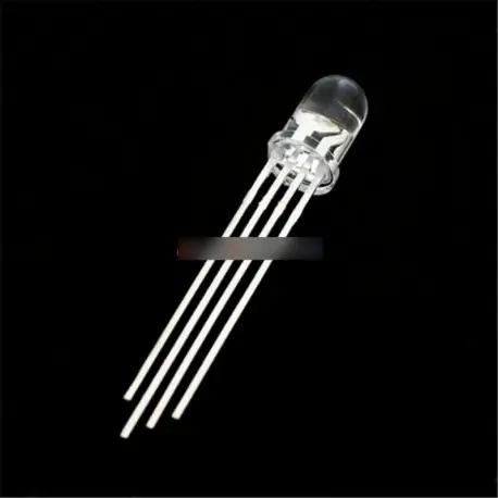 1000db piros zöld kék 5 mm-es 4pin RGB Tri-Color közös katód LED fény Azonnal elérhető