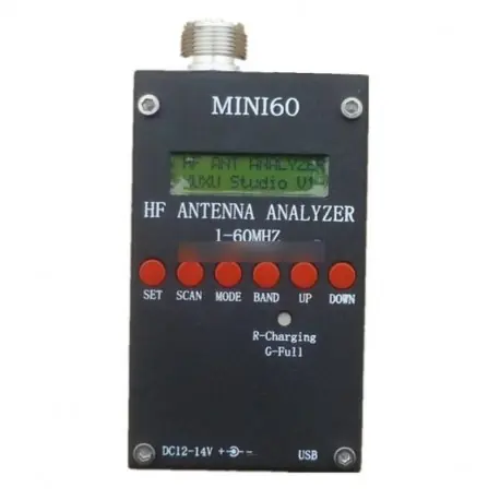 Végkiárusítás Mini60 HF hangya ADK Antenna Analyzer mérő SARK100 AD9851 a Ham rádió Hobbists