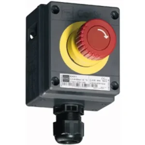 Rb tokozott vészgomba-nyomó 10A/500VAC IP66 1z/1ny 2P nyomógomb műanyag ConSig8041 R.STAHL Ne maradj le