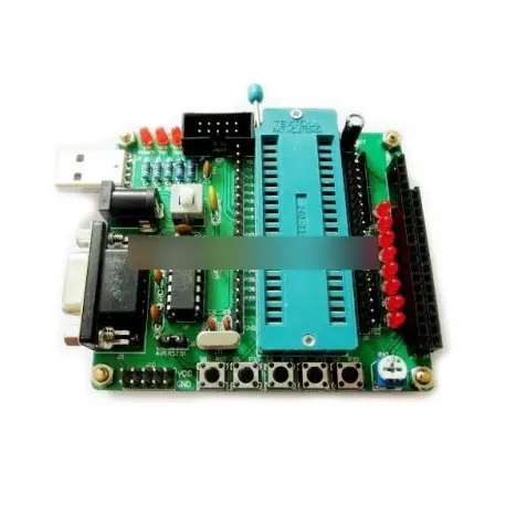 Korlátozott ajánlat C51 AVR MCU fejlesztési panel DIY oktatási panel készlet alkatrész