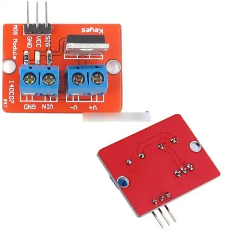 1/2/5/10db MOSF gomb IRF520 MOSFET illesztő-modul Arduino kar Raspberry pi Csak ma