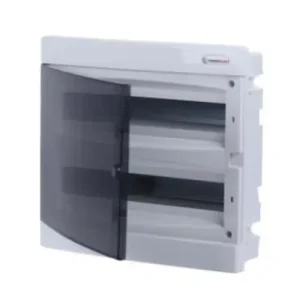 Kiselosztó 24 modul 2x12modul süllyesztett C füstszínű ablak IP40 TehnoPlast Kiárusítás