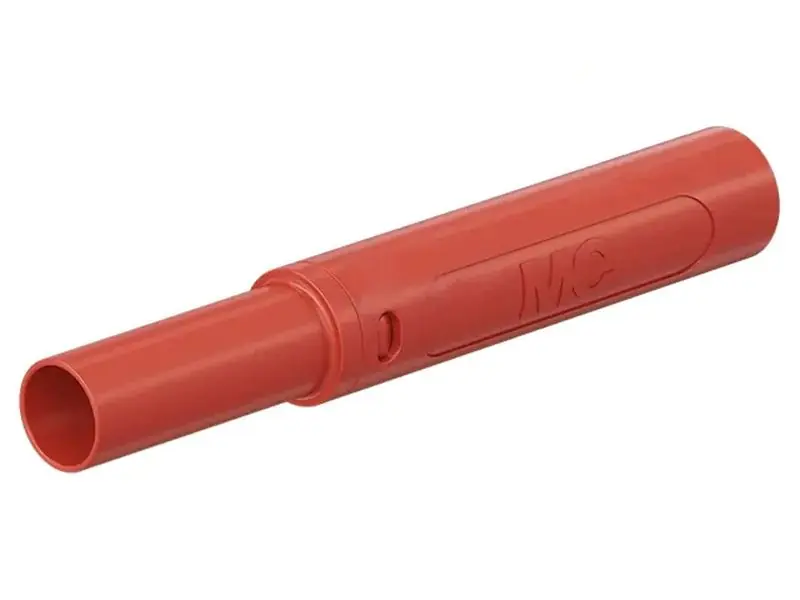 Outlet SAM-4N-46 4mm banándugó biztonsági 1000V/32A piros