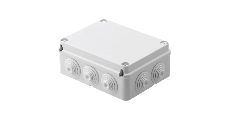 Doboz falonkívüli d29 fém csavarral műanyag 100.5mm x 140.5mm 58mm szürke IP55 44CE GEWISS Rendeld meg most