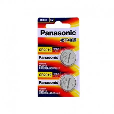 2db eredeti vadonatúj akkumulátor a PANASONIC cr2012 3v gombos cellás érmeelemekhez órakomputerhez CR 2012 Vedd meg online