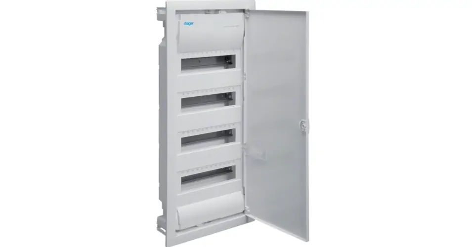 Volta kiselosztó IP30, 4x12M, süllyesztett, teli ajtós, 720x314,5x87mm falkivágásba Korlátozott ajánlat